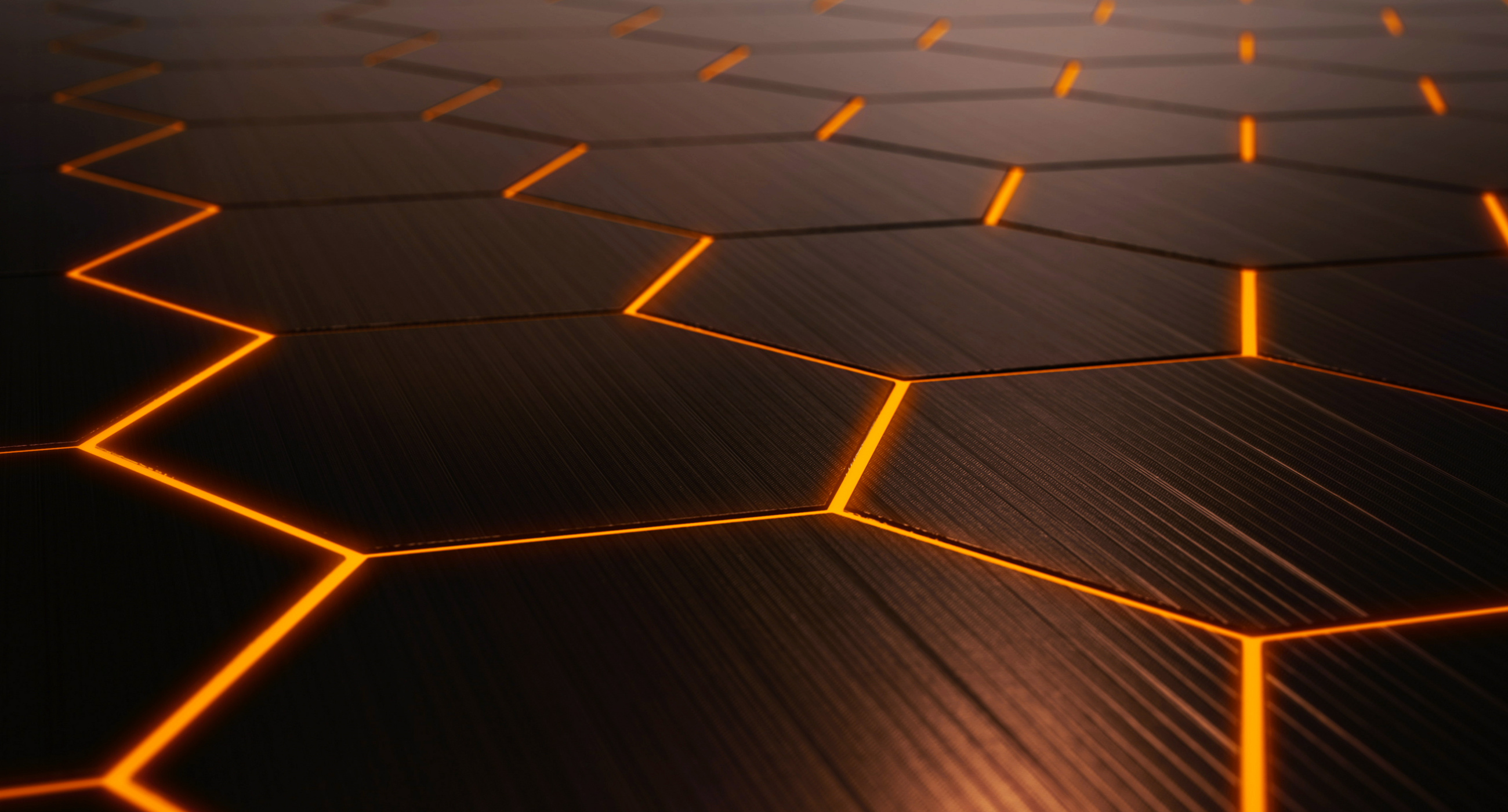 Abstract Hexagonal Technology Background