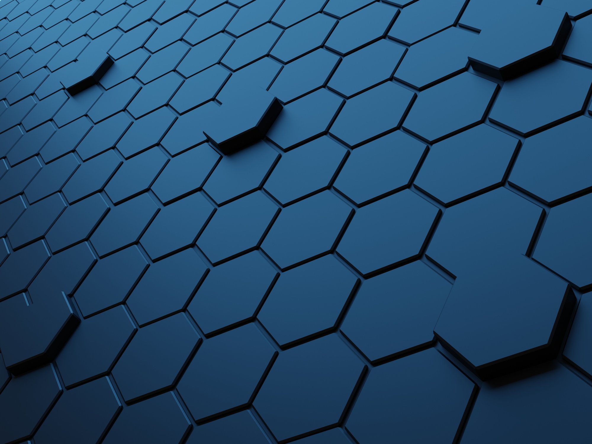 3D honeycomb background