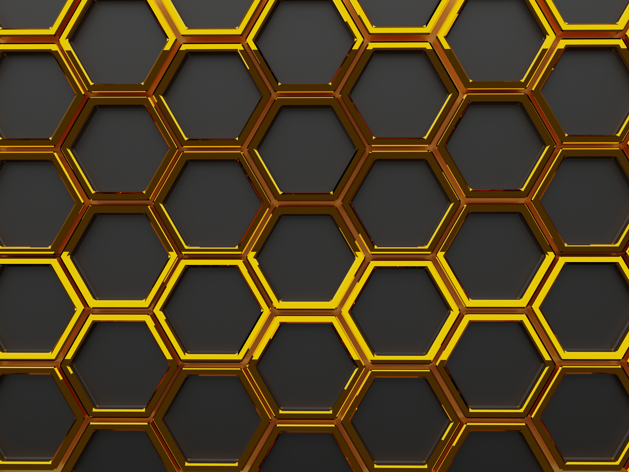 3D honeycomb background