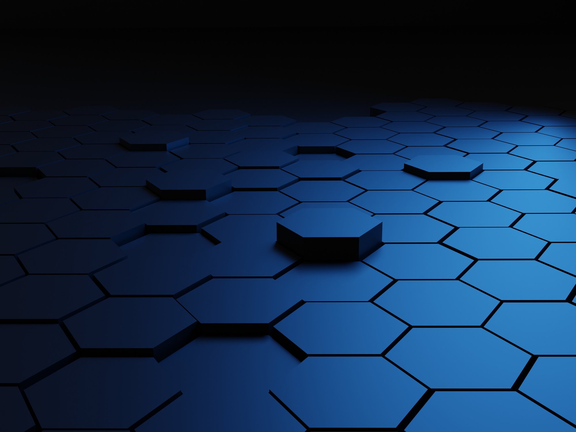 3D honeycomb background